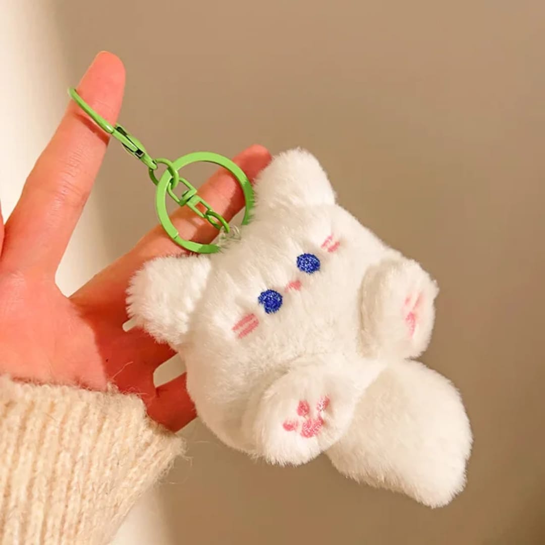 Bunny Cloud Plush Keyring — Little Lovables product photo