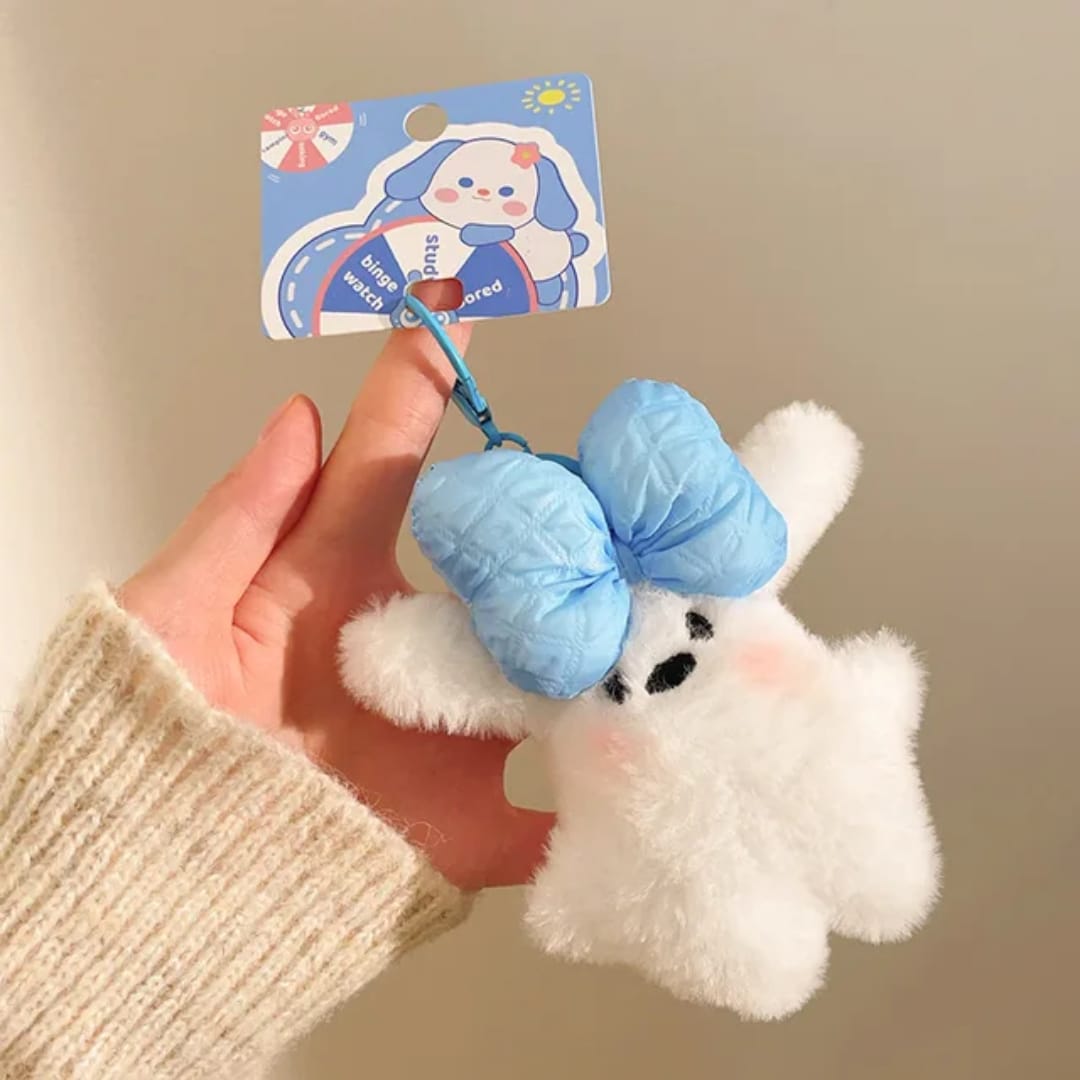 Sleepy Puppy Plush Keyring — Little Lovables product photo